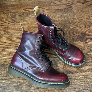 Dr. Martens Burgundy Boots